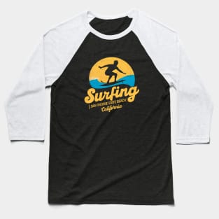 Surfing | San Onofre State Beach | California | Surfing lover gifts Baseball T-Shirt